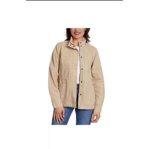 Vintage X America Ladies' Anorak Jacket NWT/Sz. Small/ Tan.  J-5